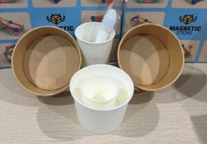 Bát giấy NKM đa dạng màu sắc
